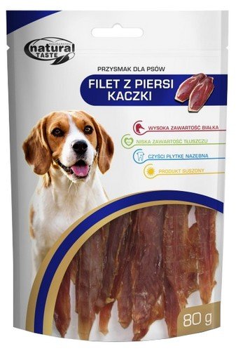 natural taste filet z piersi kaczki 80g 