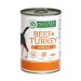 NATURES PROTECTION Adult Beef Turkey (wołowina indyk) 400g puszka / 13.21zł