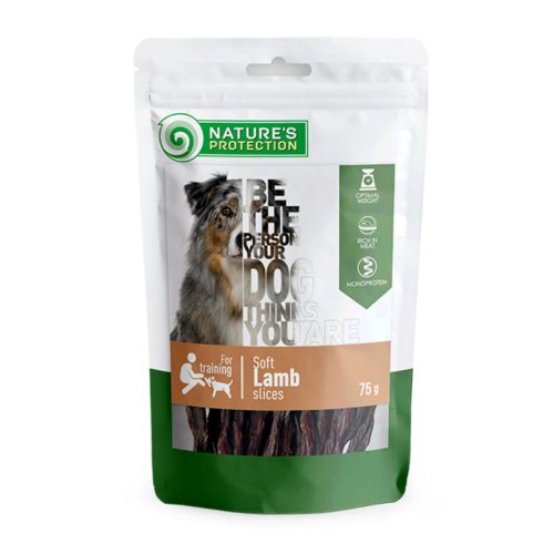 nature's protection snacks soft lamb slices 75g delikatne kawałki jagnięciny