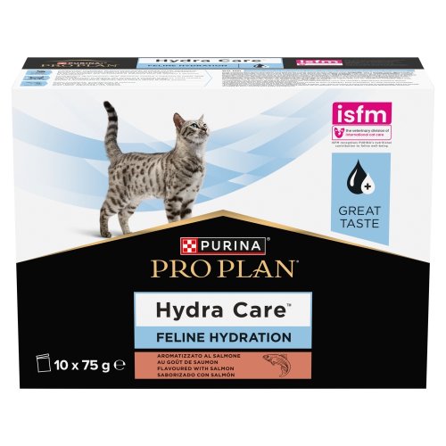 pro plan hydra care flavoured with salmon karma uzupełniająca dla dorosłych kotów 10 x 75 g karma mokra dla kota