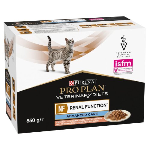 pro plan veterinary diets renal function karma dla kotów z łososiem 10 x 85 g karma mokra dla kota