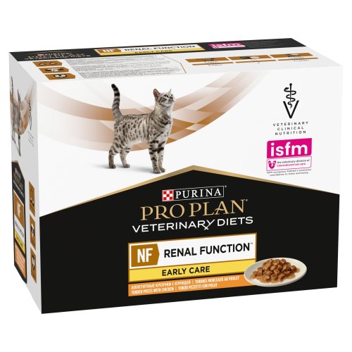 pro plan veterinary diets renal function early karma dla kotów z kurczakiem 10 x 85 g karma mokra dla kota