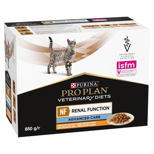 pro plan veterinary diets renal function karma dla kotów z kurczakiem 10 x 85 g karma mokra dla kota