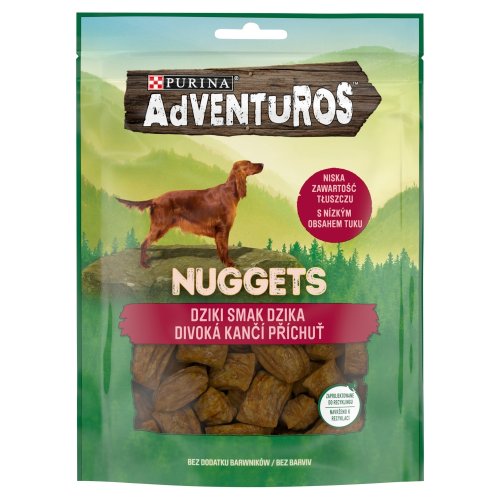purina adventuros nuggets 90g dziki smak dzika 