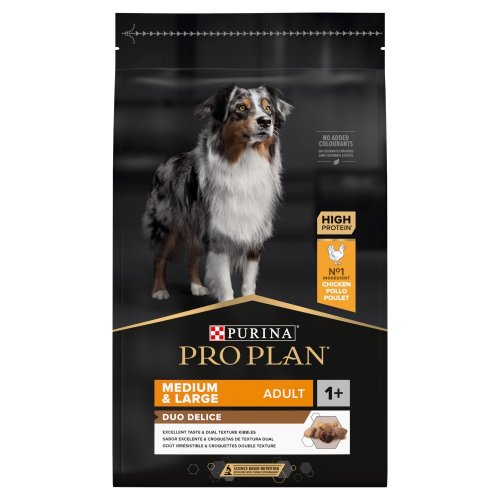 purina pro plan duo delice adult medium & large chicken 10kg karma sucha dla psów z kurczakiem i ryżem