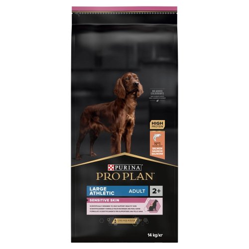 purina pro plan optiderma adult large athletic sensitive skin 14kg  karma dla psów dorosłych ras dużych o atletycznej budowie ciała