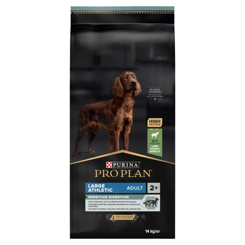 purina pro plan optidigest large adult athletic jagnięcina 14kg  karma dla dorosłych psów dużych ras o atletycznej budowie ciała