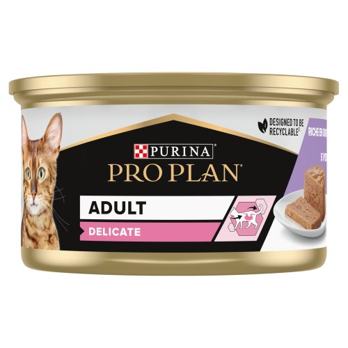 purina pro plan puszka delicate z indykiem 85g karma mokra dla kotów