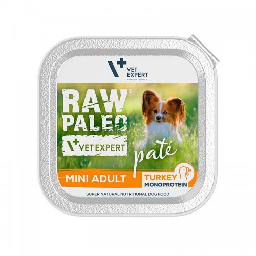 raw paleo pate mini adult turkey 150g pasztet