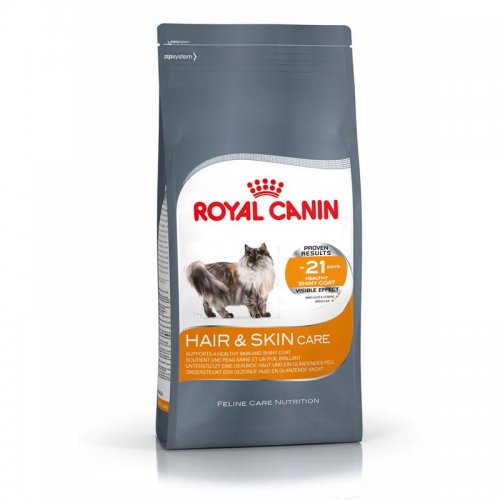 royal canin feline hair & skin care 10kg  zestaw 2szt. (33) lśniąca sierść i zdrowa skóra