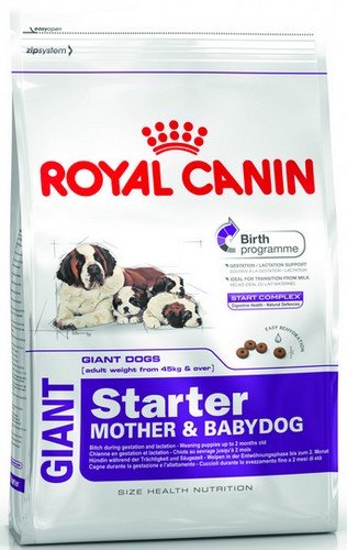 royal canin giant starter mother & babydog 15kg suki w ciąży i laktacji, szczenięta do 2. miesiąca życia