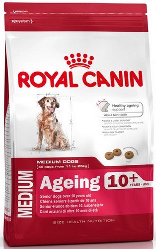 royal canin medium ageing 10+ 15kg psy średnich ras powyżej 10. roku życia