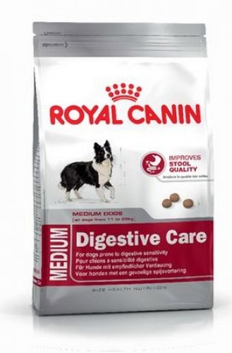 royal canin medium digestive care 15kg psy o wrażliwym przewodzie pokarmowym