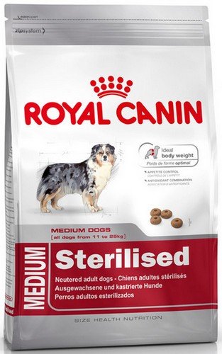 royal canin medium sterilised 3kg sterylizowane dorosłe psy średnich ras