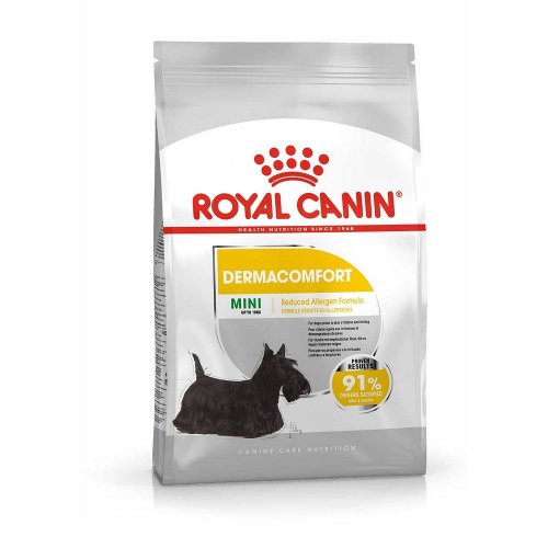 royal canin mini dermacomfort  1kg psy narażone na podrażnienia skóry i odczuwające świąd