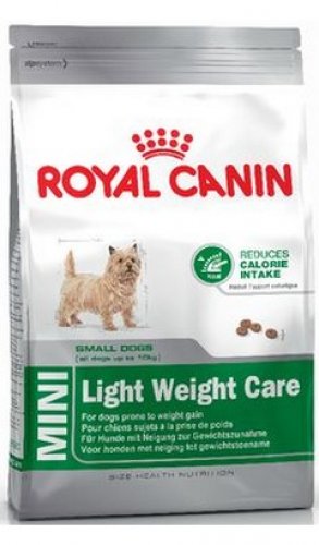 royal canin mini light weight care 4kg dorosłe małe psy z tendencją do nadwagi