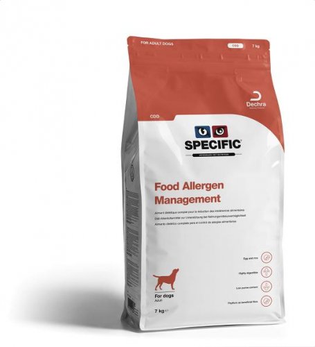 specific cdd food allergen management 12kg  karma dla dorosłych psów cierpiących na alergie pokarmowe
