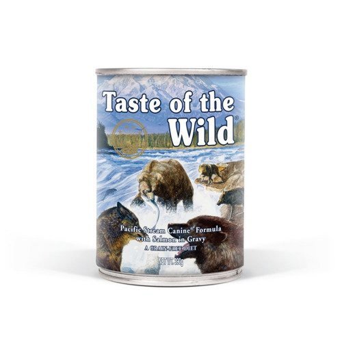 taste of the wild pacific stream z łososiem puszka 390g  zestaw 6szt. karma mokra w galarecie