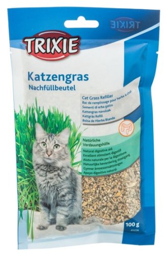 trixie trawa dla kota w woreczku 100g [4236] przysmak dla psa