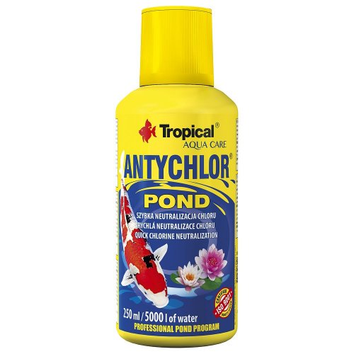 tropical pond antychlor 250ml uzdatnianie wody w oczku wodnym