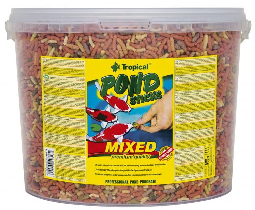 tropical pond sticks mixed 11l wiadro pływające pałeczki, 900g