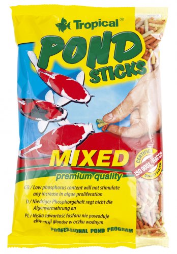 tropical pond sticks mixed 1l worek pływające pałeczki, 90g