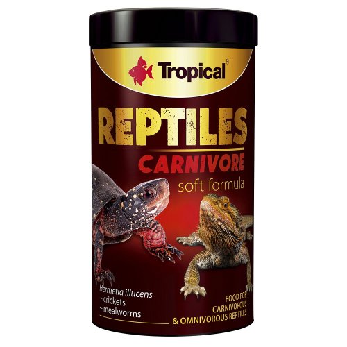 tropical reptiles carnivore soft 250ml / 65g miękki pokarm dla gadów mięsożernych