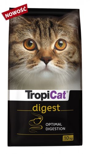 tropicat digest 10kg karma pełnoporcjowa dla dorosłych sterylizowanych kotów. 