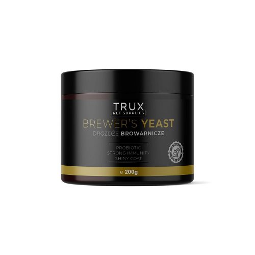 trux brewer's yeast 200g drożdże browarnicze dla psów i kotów