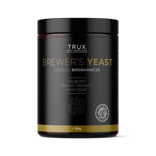 trux brewer's yeast 500g drożdże browarnicze dla psów i kotów