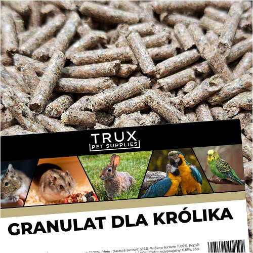 trux granulat dla królika 2,5kg pełnoporcjowa karma dla królików