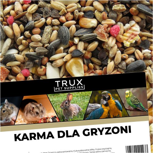 trux karma dla gryzoni 2,5kg (mysz, szczur, koszatniczka, myszoskoczek) 