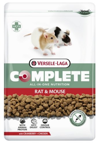 versele-laga rat & mouse complete pokarm dla szczura i myszy 2kg 