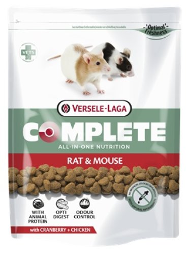 versele-laga rat & mouse complete pokarm dla szczura i myszy 500g 