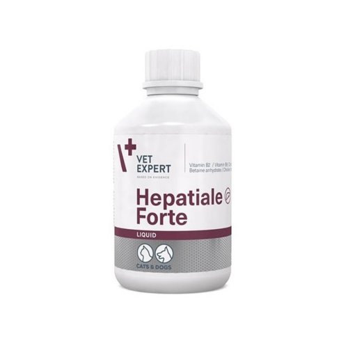 vetexpert hepatiale forte liquid 250ml dla psów i kotów wspomagający funkcje wątroby