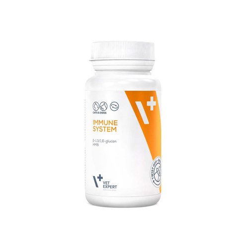 vetexpert immune system 30 kapsułek twist off  wspomagający odporność u psów i kotów