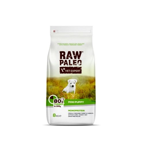 vetexpert raw paleo mini puppy 8kg dla szczeniaków małych ras