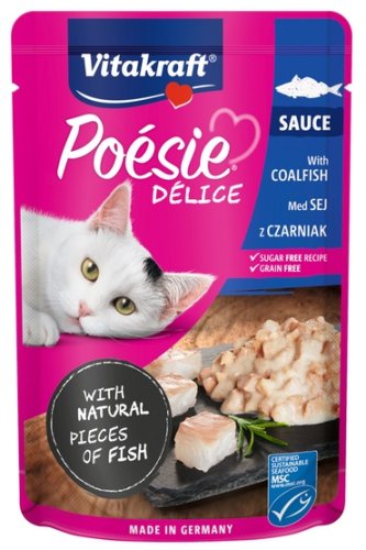 vitakraft poesie deli sauce czarniak saszetka 85g karma mokra dla kota