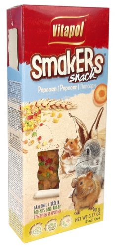 vitapol smakers dla gryzoni - popcorn 2szt [1111] 