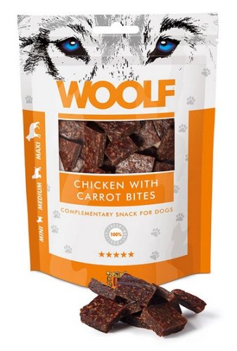 woolf chicken with carrot bites 100g 