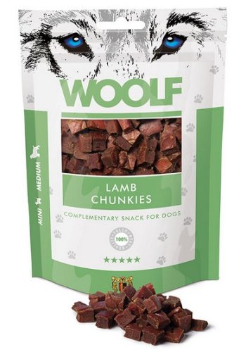 woolf lamb chunkies 100g 