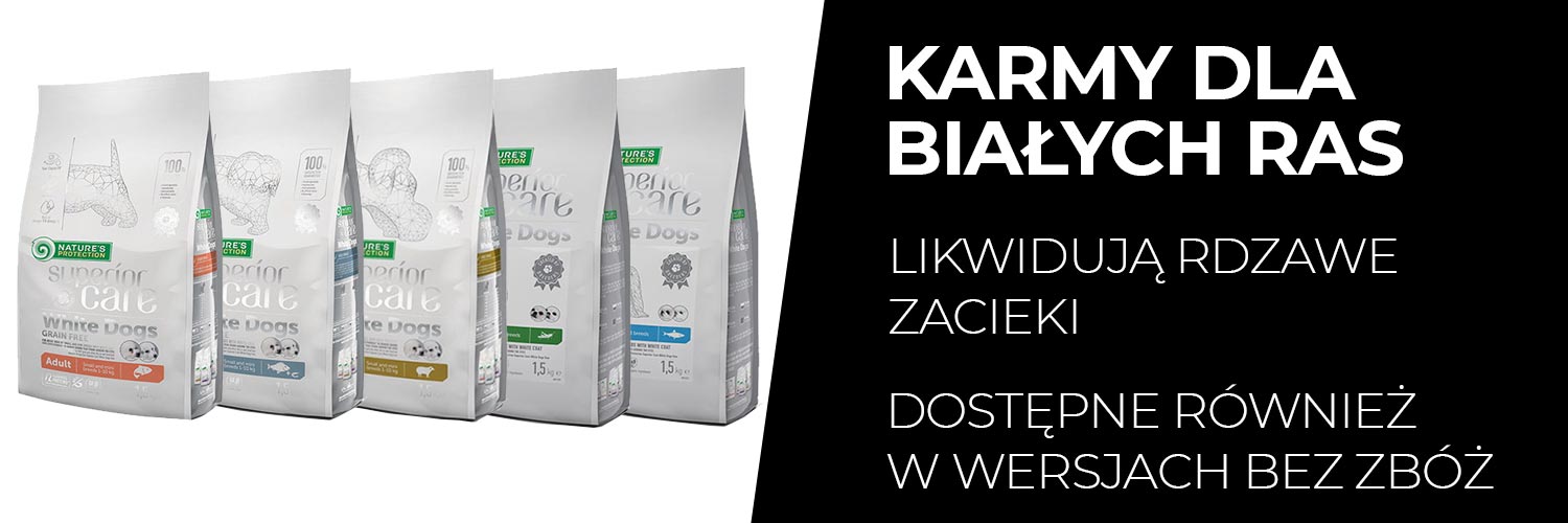 Karmy Natural Protection dla białych ras